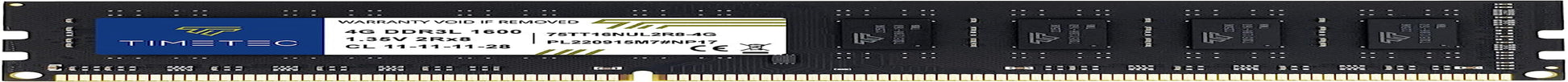 4GB DDR3L / DDR3 1600Mhz PC3L-12800 / PC3-12800 Non-Ecc Unbuffered 1.35V / 1.5V CL11 2Rx8 Dual Rank 240 Pin UDIMM Desktop PC Computer Memory RAM Module Upgrade (4GB)