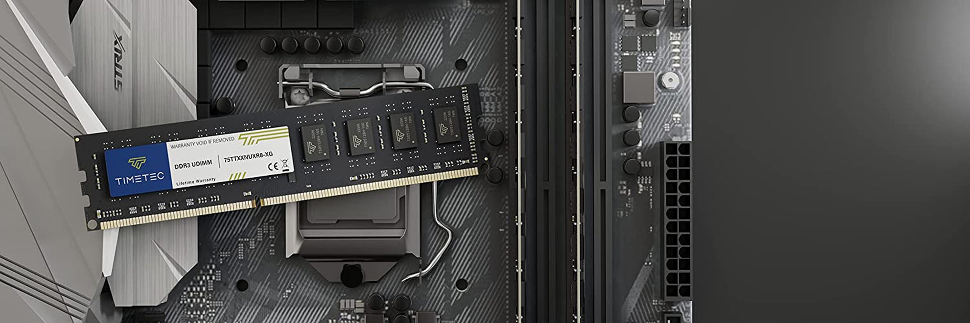 4GB DDR3L / DDR3 1600Mhz PC3L-12800 / PC3-12800 Non-Ecc Unbuffered 1.35V / 1.5V CL11 2Rx8 Dual Rank 240 Pin UDIMM Desktop PC Computer Memory RAM Module Upgrade (4GB)