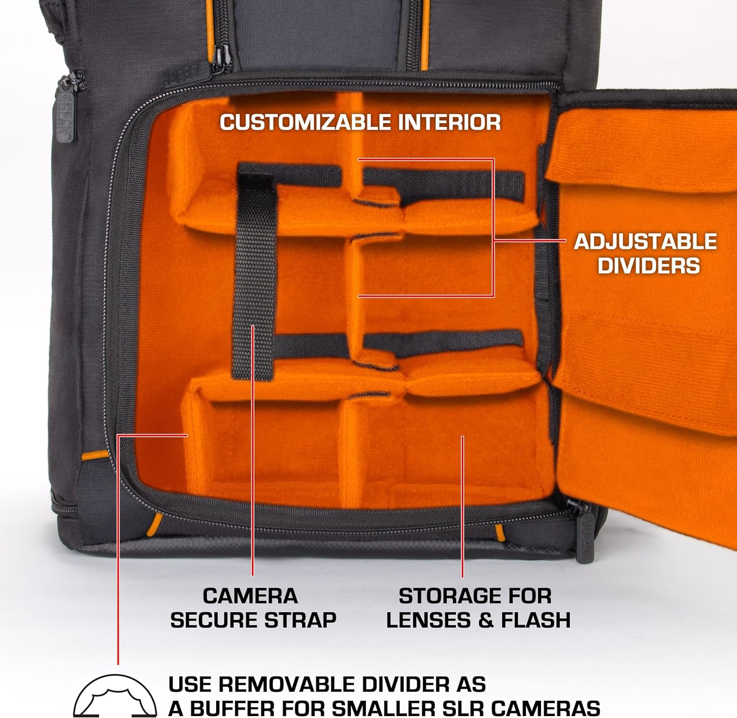 Camera Backpack for Photographers Dslr/Slr/Mirrorless Camera Bag with Laptop Slot, Rain Cover, Tripod Holder