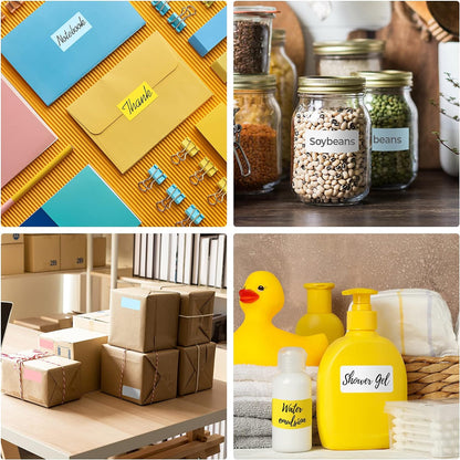 2.25"X1.25" Thermal Sticker Labels, Blue Self-Adhesive Barcode Label Paper for Direct Thermal Printer and Business, Multi-Purpose Rectangle Address Shipping Mailing Stickers,1000 Sheets/Roll